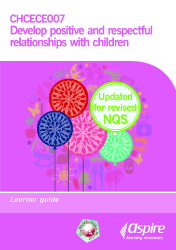 Picture of CHCECE007 Develop positive and respectful relationships with children - NQS updated eBook