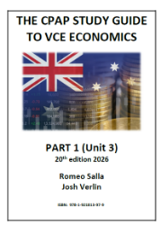 Picture of CPAP Study Guide to VCE Economics U3-Pt 1 (2026) 20E